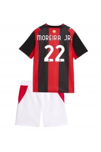 AC Milan Diego Moreira #22 Jalkapallovaatteet Lasten Kotipeliasu 2026-27 Lyhythihainen (+ Lyhyet housut)